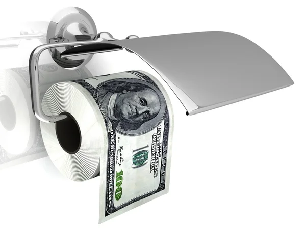 Expensive toilet paper — Stock Photo, Image