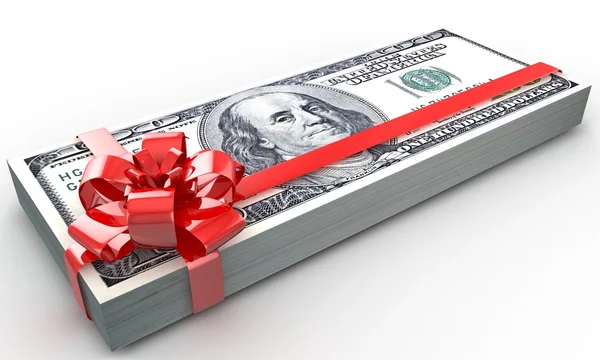 Dollar gift pack — Stockfoto