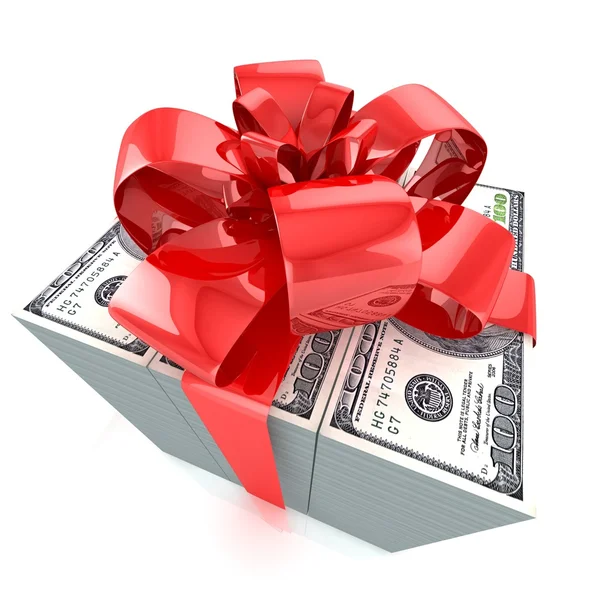 Dollar gift pack — Stockfoto