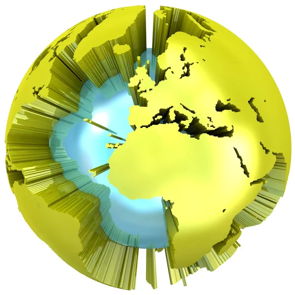 Abstract 3D Globe. — Stock Photo, Image