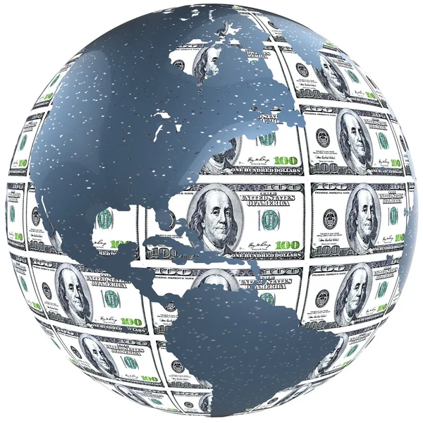 Dollar Globe. — Stockfoto