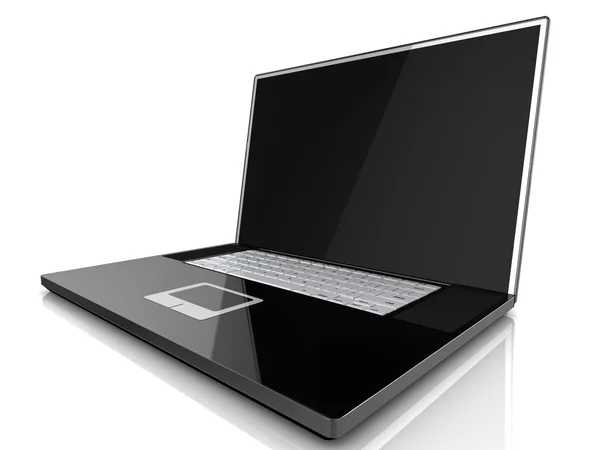 Ноутбук изолирован на белом фоне — стоковое фото
