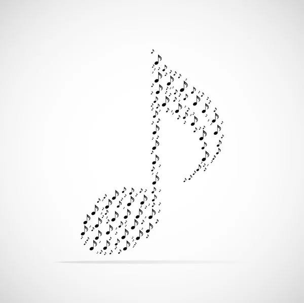 Contexte musical abstrait — Image vectorielle