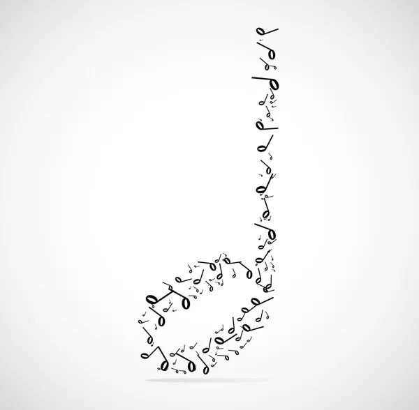 Contexte musical abstrait — Image vectorielle
