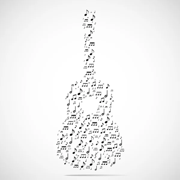 Contexte abstrait de l'instrument de musique — Image vectorielle