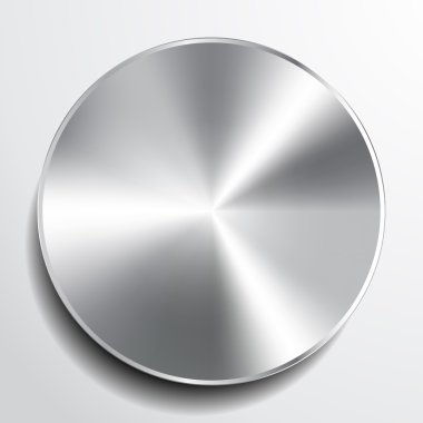 vektör metal düğme