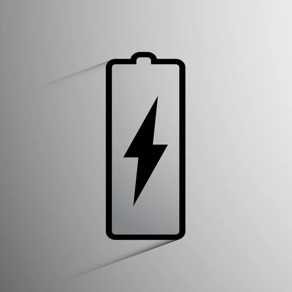 Latar belakang ikon baterai vektor - Stok Vektor