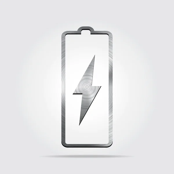 Sfondo icona della batteria vettoriale — Vettoriale Stock