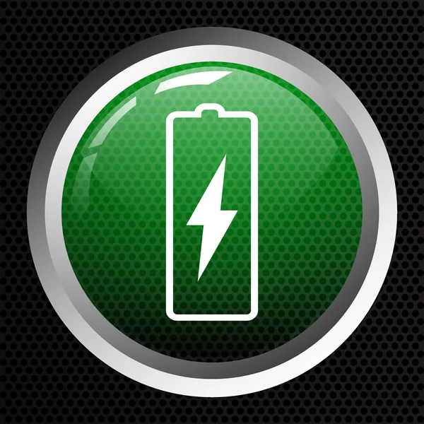 Vektor Batterie Symbol Hintergrund — Stockvektor