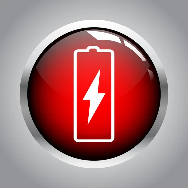 Vector icono de la batería fondo — Vector de stock
