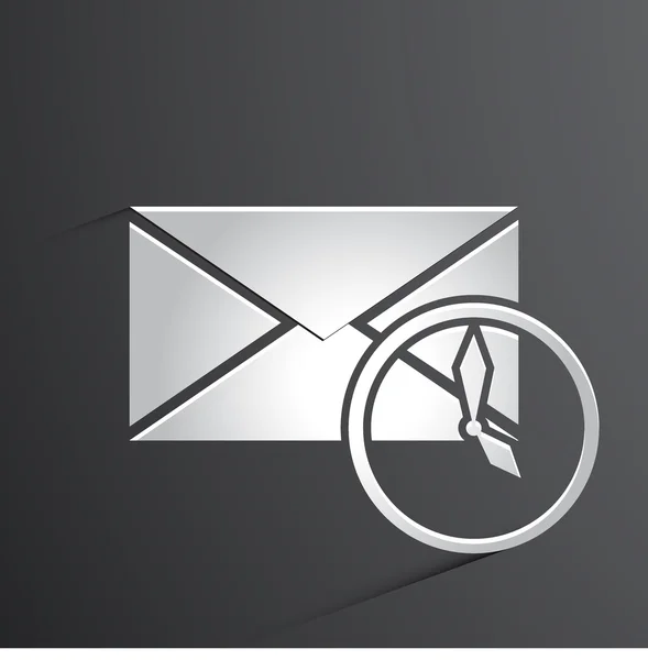 Vector de correo icono de fondo — Vector de stock