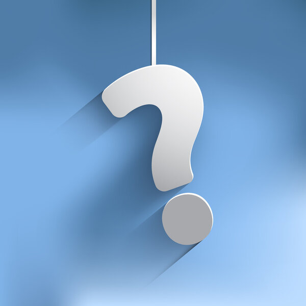 Question mark web icon background