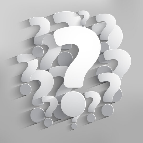 Question mark web icon background