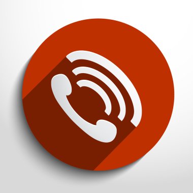 vektör telefonu cep telefonu simgesini arka plan.