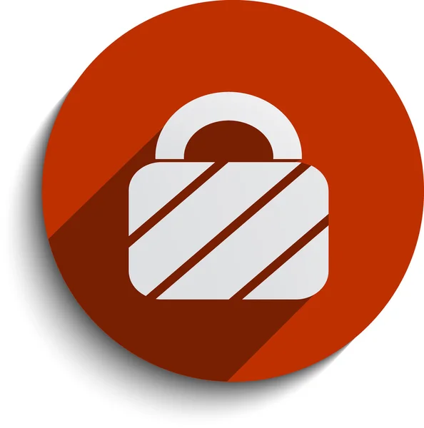 Vector padlock web icon — Stock Vector