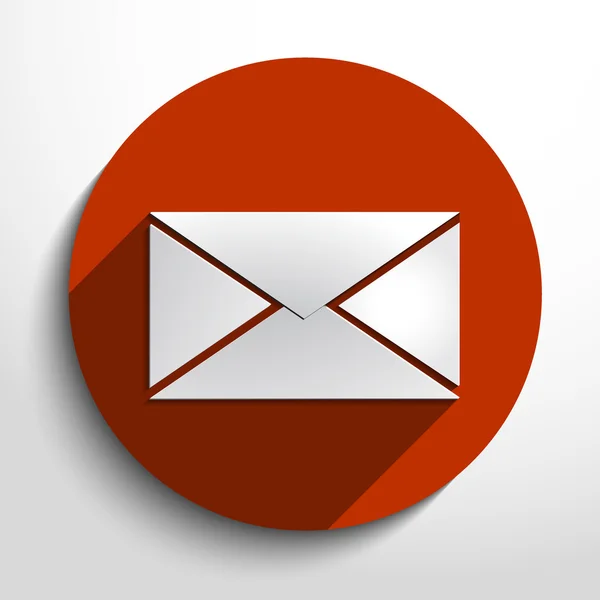 Icône web de courrier vectoriel — Image vectorielle