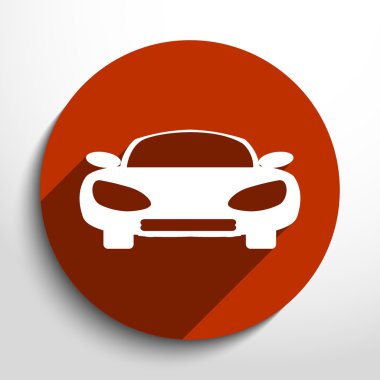 vektör araba web simgesi