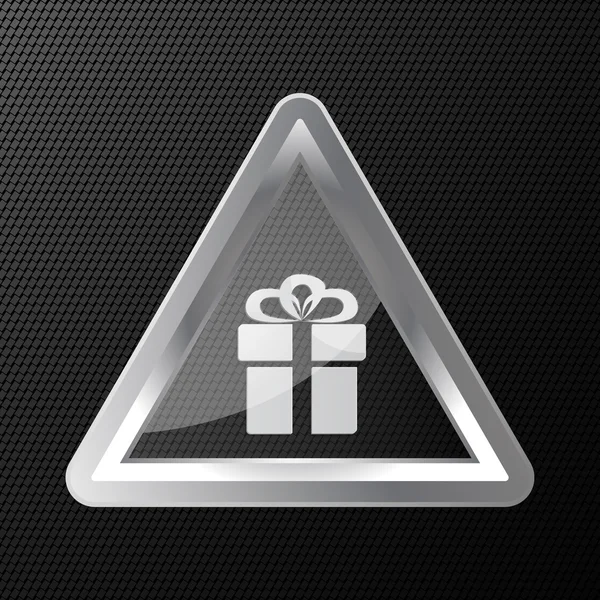 Vector gift web icon — Stock Vector