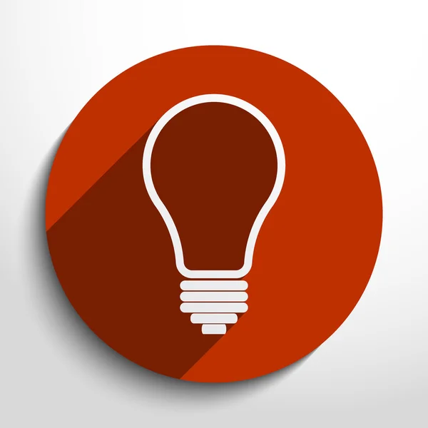 Vector Light bulb icon — Stock Vector