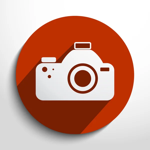 Vector web foto camera-pictogram — Stockvector