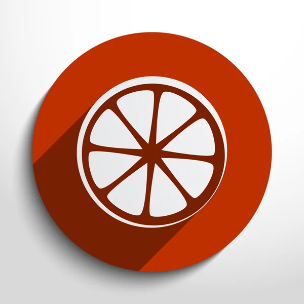 Citron vektor web icon — Stock vektor