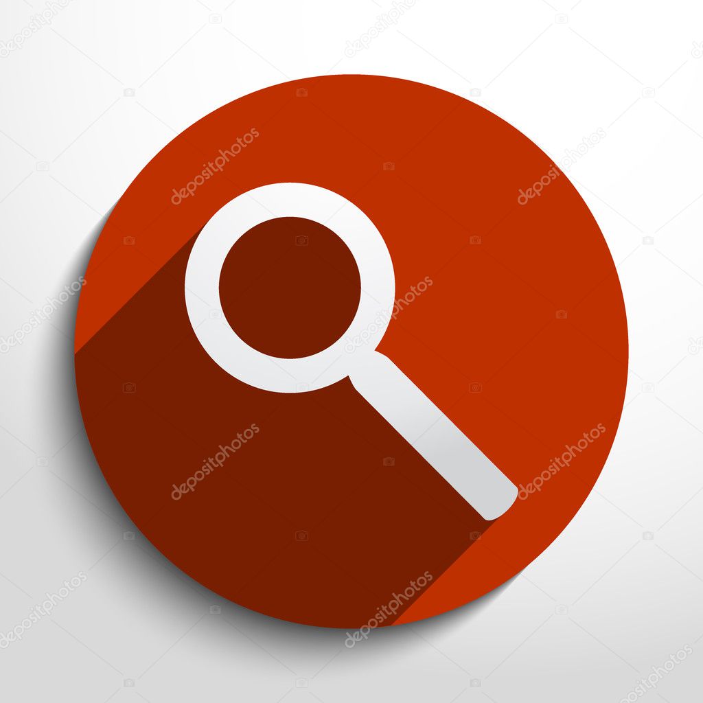 Vector search icon background.