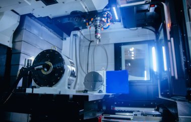 Değirmen işindeki CMM ölçüm makinesi sondasını koordine et. CNC endüstriyel metali çalıştırdıktan sonra algılayıcı kalite kontrolü