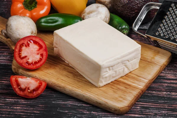 Meksika Chihuahua peyniri veya Meksika Latin Amerika 'dan mennonit peyniri.