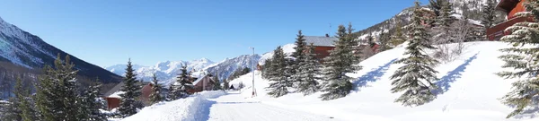 Montgenevre lyžařské středisko — Stock fotografie