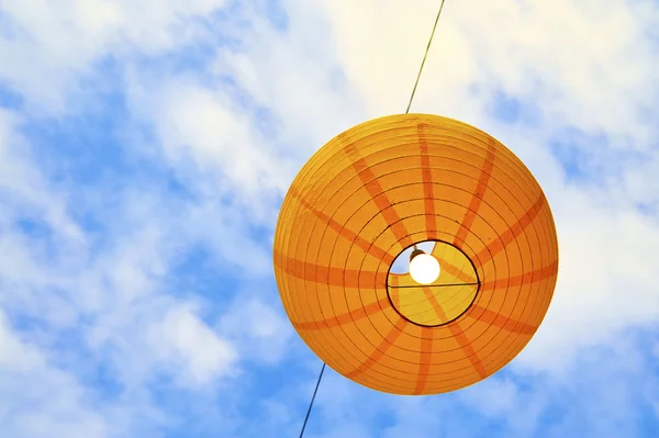 Paper lantern against the sky — Stock Photo, Image