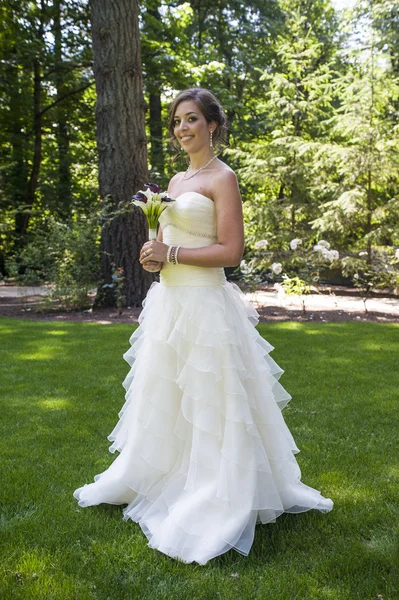 Bride with bouquet Royalty Free Stock Photos