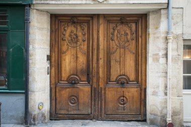 Paris, Fransa eski süslü kapıları