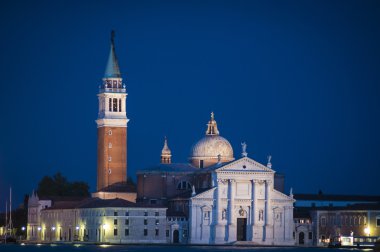 San giorgio maggiore, twilight, Venedik, İtalya