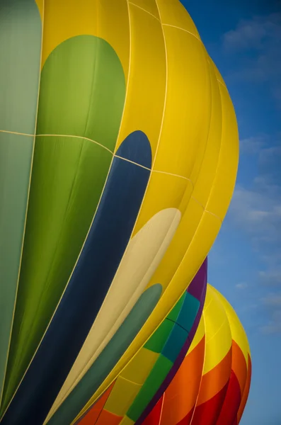 Zbliżenie balonów na ogrzane powietrze — Zdjęcie stockowe