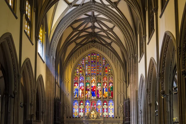 Interior de Trinity Cathedral, Manhattan, Nueva York —  Fotos de Stock