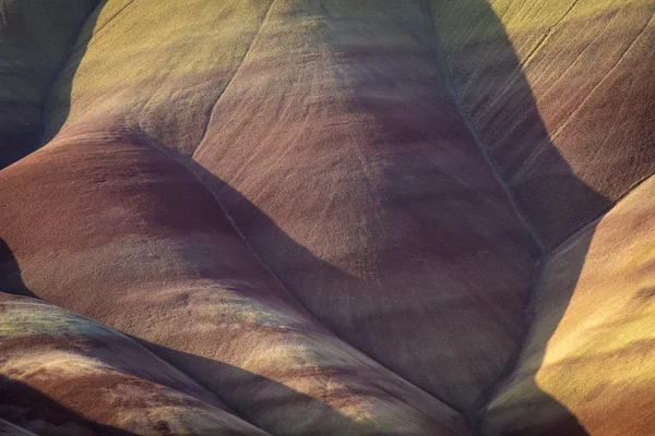 Desert shapes and colors, Painted Hills, Oregon — Stock Photo, Image