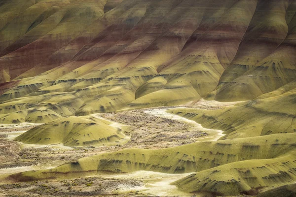 Colores y formas del desierto, Painted Hills, Oregon — Foto de Stock
