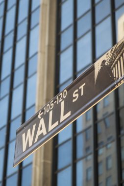 wall street, new york için işaret
