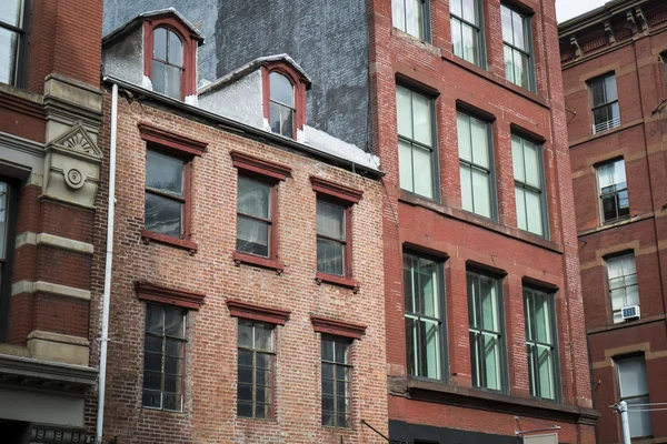 Edifícios históricos no Soho District de Nova York — Fotografia de Stock