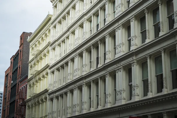 Edificios históricos en el distrito Soho de Nueva York —  Fotos de Stock