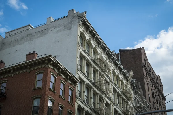 Исторические здания района Сохо в Нью-Йорке — стоковое фото