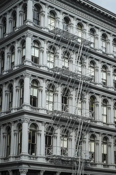 Historische Gebäude im New Yorker Stadtteil Soho — Stockfoto