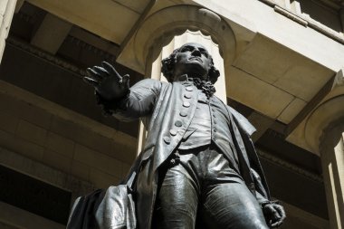 heykeli george washington, federal hall, new york city