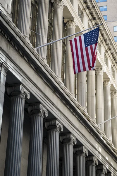 Gebäude im Finanzdistrikt, New York City — Stockfoto