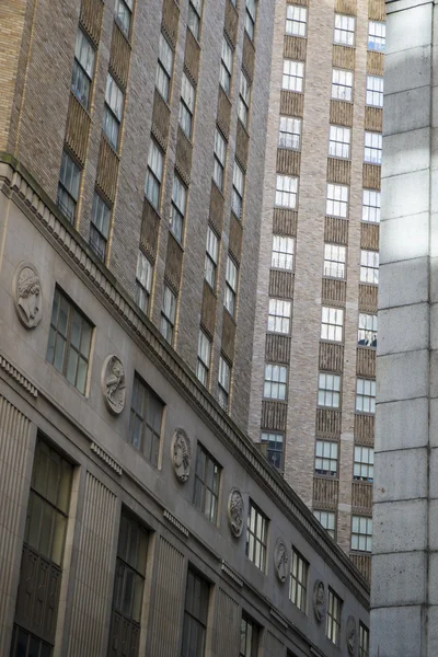 Gebäude im Finanzdistrikt, New York City — Stockfoto