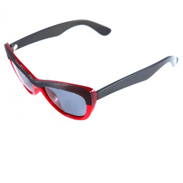 Lunettes Soleil Lunettes Pour Vision Dans Les Montures Rouges Montures — Photo