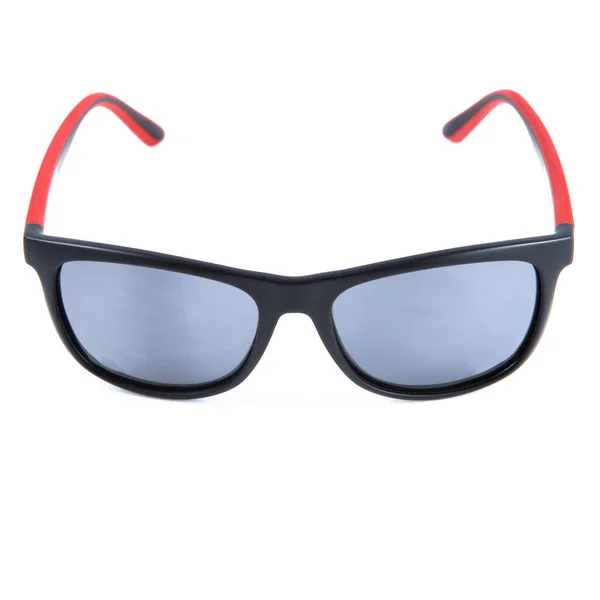 Sun Goggles Glasses Vision Red Frames Red Glasses Frames White — Stock Photo, Image