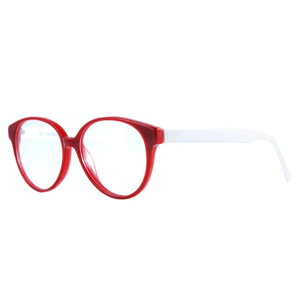 Lunettes Soleil Lunettes Pour Vision Dans Les Montures Rouges Montures — Photo