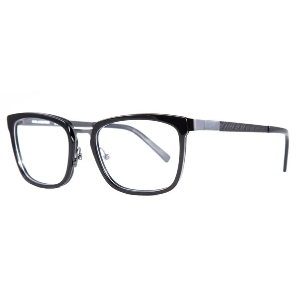 Frames Glasses Blue White Background Eyeglasses Blue Frames — Zdjęcie stockowe