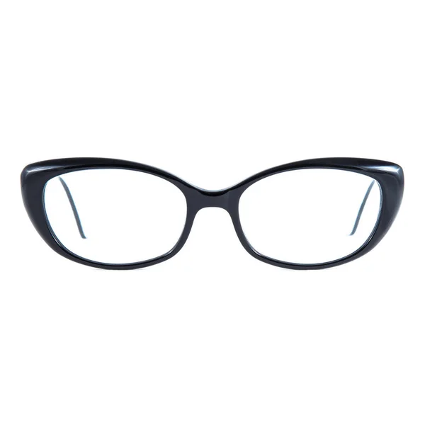 Frames Glasses Blue White Background Eyeglasses Blue Frames — Fotografia de Stock